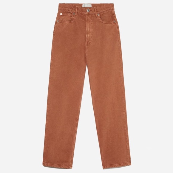 NWT Everlane 90s Cheeky Jean Straight Leg High Rise Denim Pants Rich Earth - Picture 1 of 9